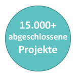 15,000+ Projects Completed